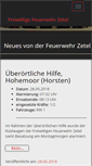 Mobile Screenshot of feuerwehr-zetel.de